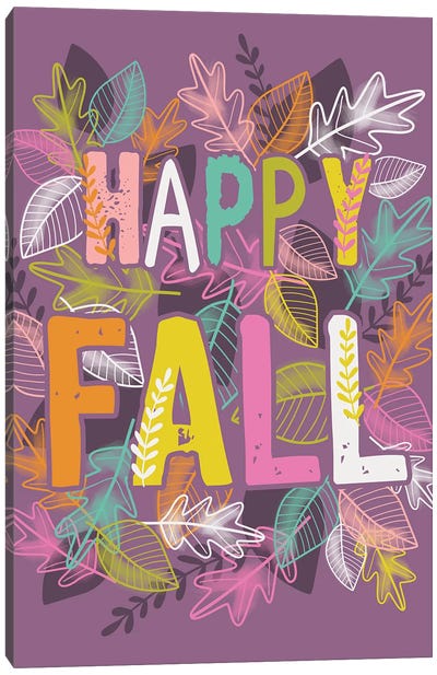 Thanksgiving Fall Harvest Bright Canvas Art Print - Lisa Whitebutton