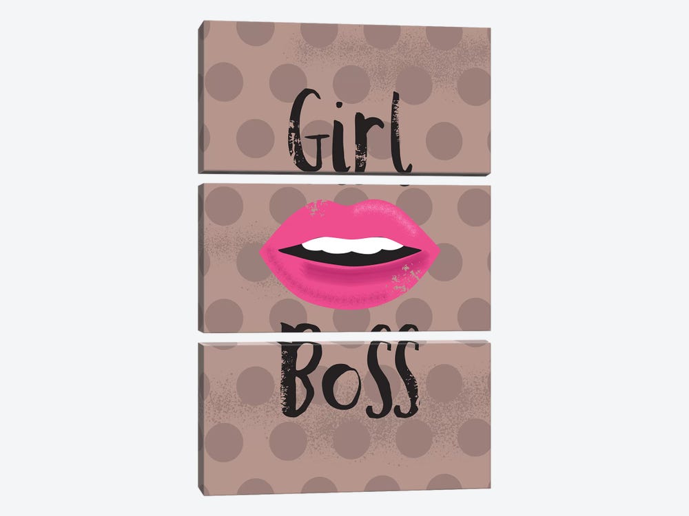 Everyday Girl Boss I by Lisa Whitebutton 3-piece Canvas Artwork