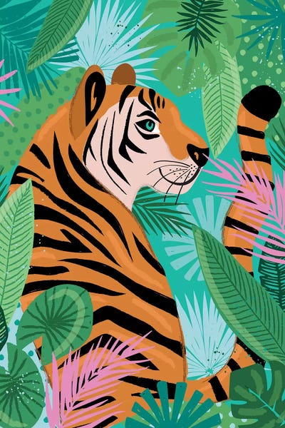 Pink Light Studio: Everyday Walk On The Wild Side I by Lisa Whitebutton