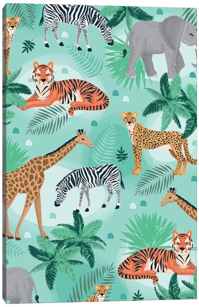 Everyday Jungle Savannah I Canvas Art Print - Lisa Whitebutton