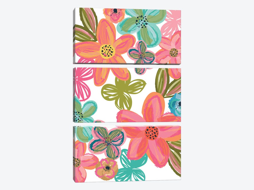 Everyday Floral Promise II by Lisa Whitebutton 3-piece Art Print