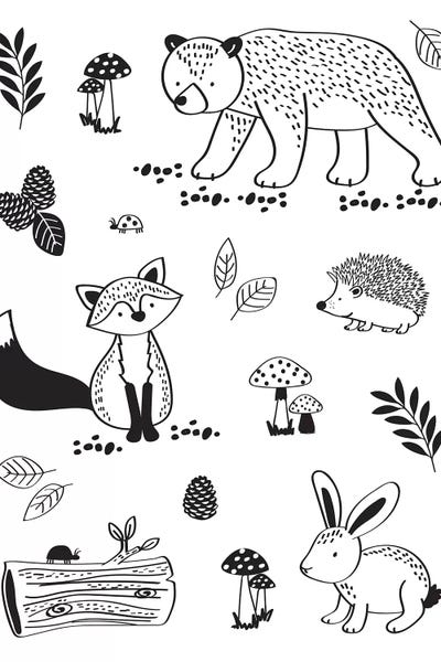 Juvenile Woodland II by Lisa Whitebutton canvas print