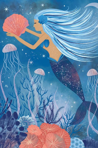 Pink Light Studio: Charmed Mermaid by Lisa Whitebutton