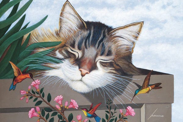 Hummingbirds: Rockey Selland Flowers by Lowell Herrero