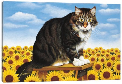 Rocky Selland Sunflowers Canvas Art Print - Lowell Herrero