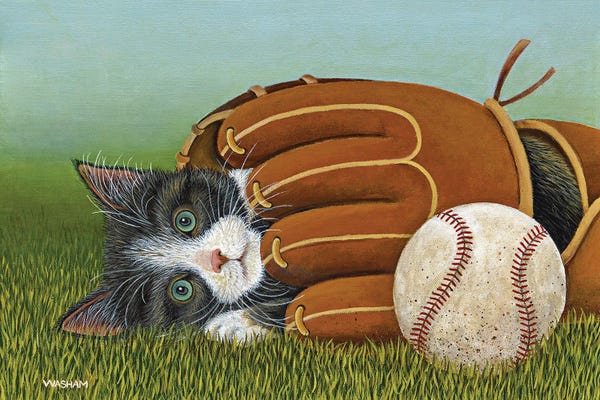 Kids Sports Art: Bj Washam by Lowell Herrero