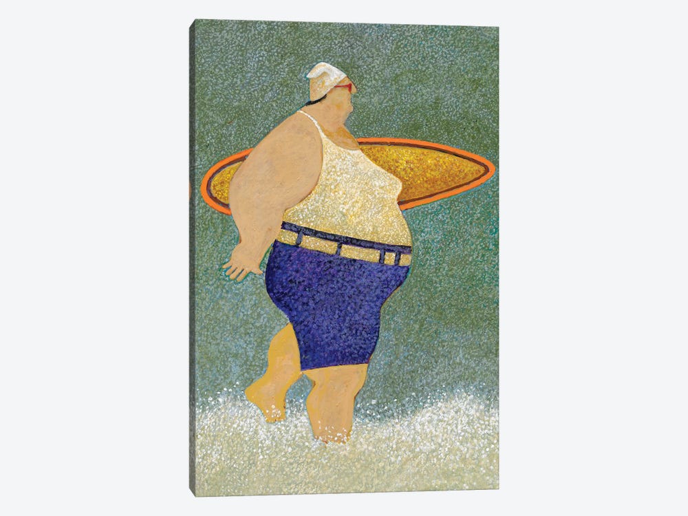 Surfs Up by Lowell Herrero 1-piece Canvas Artwork
