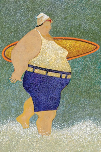 Beach Lover: Surfs Up by Lowell Herrero