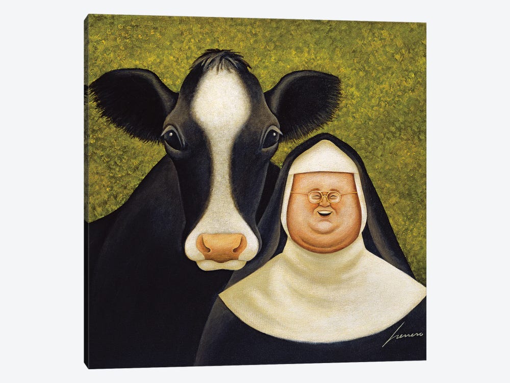 Black And White by Lowell Herrero 1-piece Canvas Print