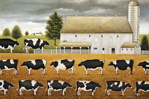 Barns: The Line Up by Lowell Herrero