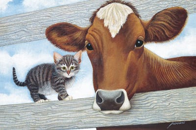 The Mertins Farm by Lowell Herrero art print