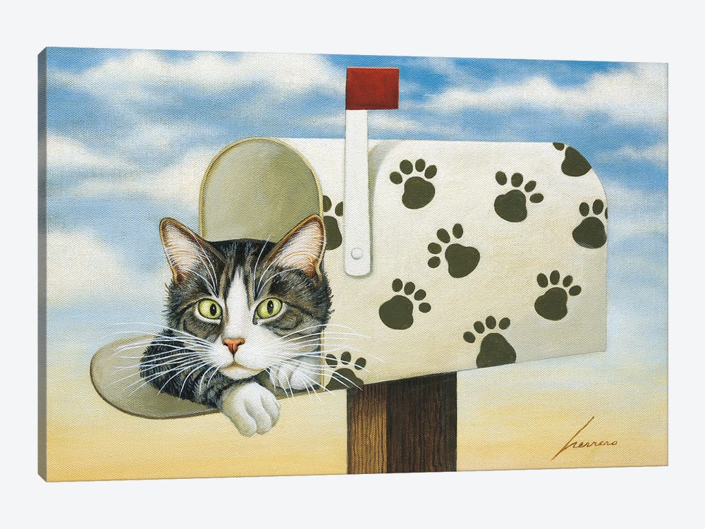Toulouse Largent Mailbox by Lowell Herrero 1-piece Canvas Print