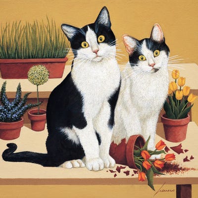 Willie & Neuschler Robertson by Lowell Herrero art print