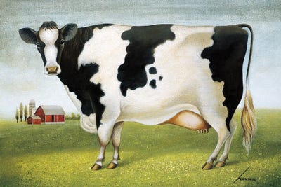 Classic Cow by Lowell Herrero canvas print