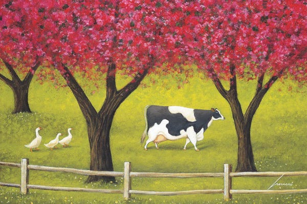 Apple Trees: Crabapples In Bloom by Lowell Herrero