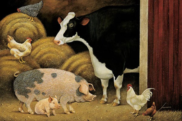 Chickens & Roosters: Family Farm by Lowell Herrero