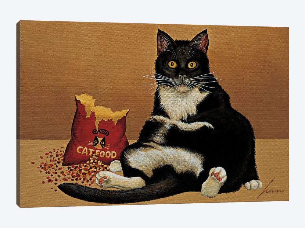 Felini Bean Birkenseer by Lowell Herrero 1-piece Canvas Art Print