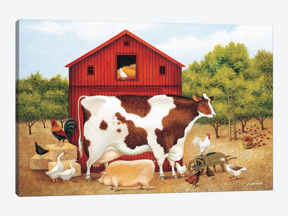 Apple Harvest by Lowell Herrero 1-piece Canvas Art Print