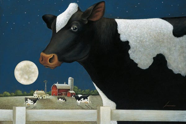 Barns: Full Moon by Lowell Herrero