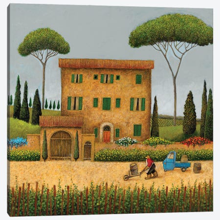 Italian Hotel Canvas Print #LWE63} by Lowell Herrero Canvas Print