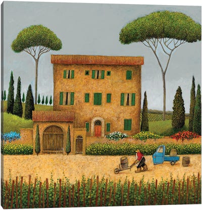 Italian Hotel Canvas Art Print - Lowell Herrero