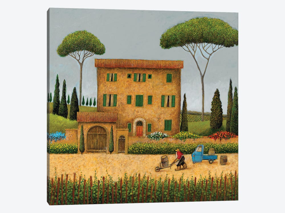 Italian Hotel by Lowell Herrero 1-piece Canvas Art Print