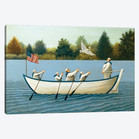Ladies Of The Lake Canvas Print #LWE69} by Lowell Herrero Canvas Print