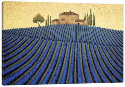 Lavender Landscape Canvas Art Print - Lowell Herrero