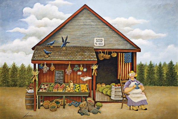 Classic Americana: Local Market by Lowell Herrero