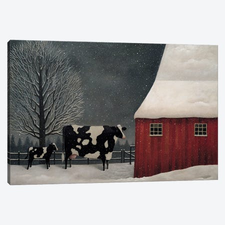 Midwest Winter Canvas Print #LWE78} by Lowell Herrero Canvas Art