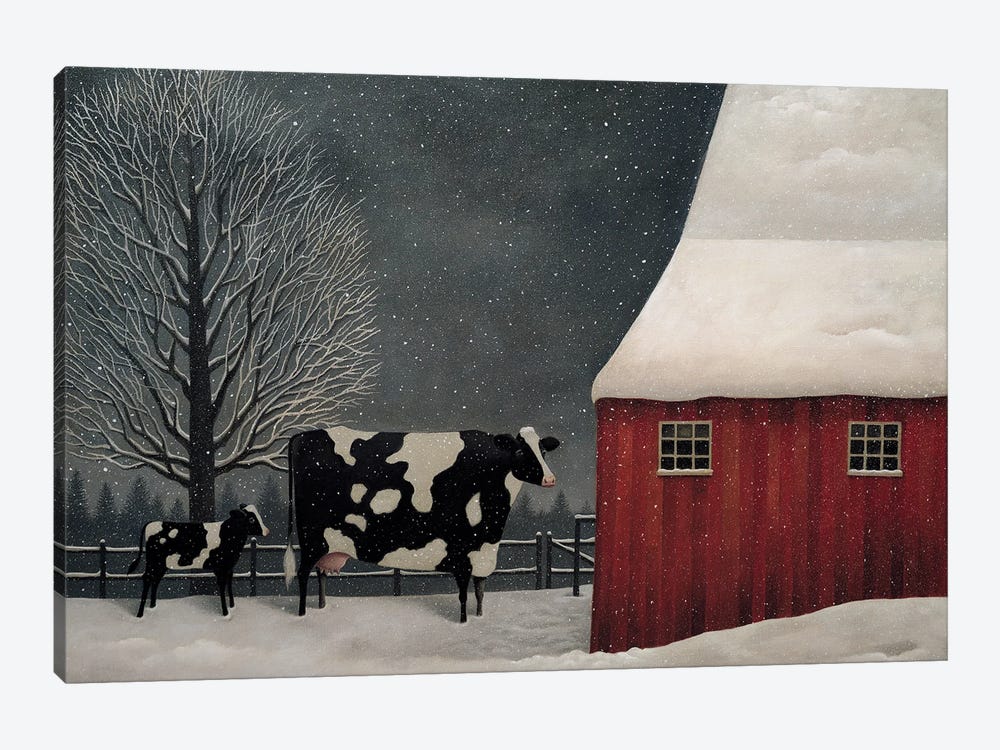Midwest Winter by Lowell Herrero 1-piece Canvas Art Print