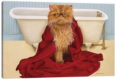 Miss Vicki Simms Canvas Art Print - Persian Cats