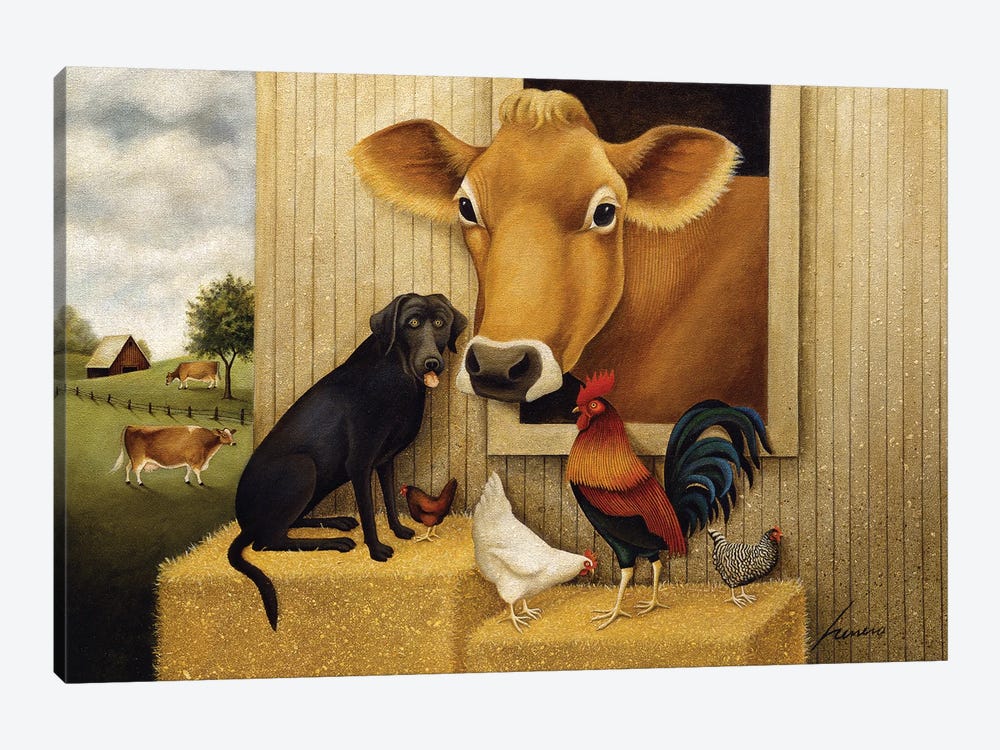 New Kids At The Bale by Lowell Herrero 1-piece Art Print