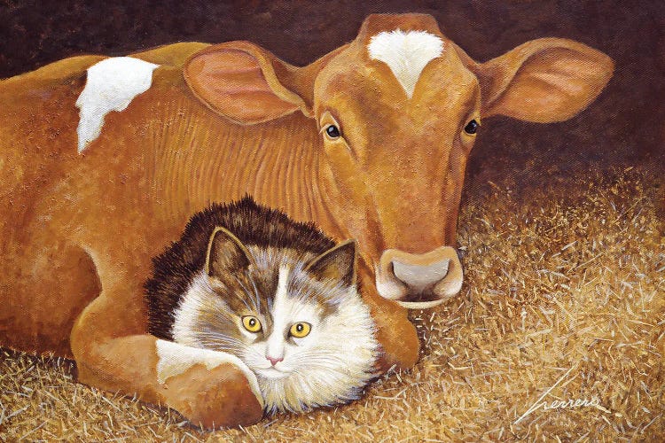 Barn Buddies by Lowell Herrero wall art
