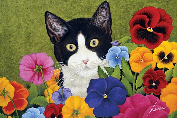 Tuxedo Cats: Newman Piggy Amundson by Lowell Herrero
