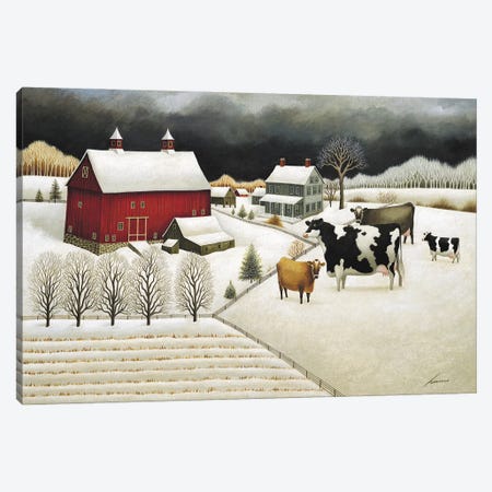 Passing Storm Canvas Print #LWE93} by Lowell Herrero Canvas Artwork