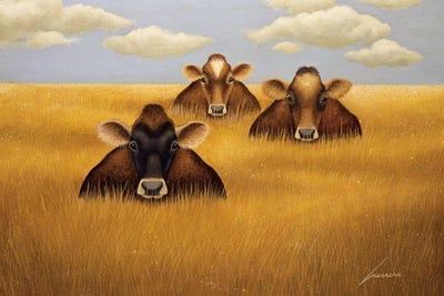 Prairie Trio by Lowell Herrero art print