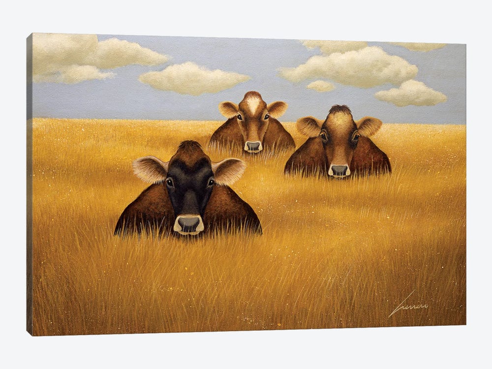 Prairie Trio by Lowell Herrero 1-piece Canvas Print