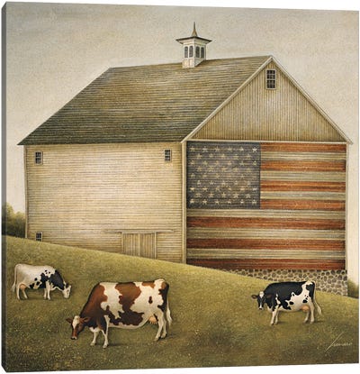 Proud Barn Canvas Art Print - American Décor