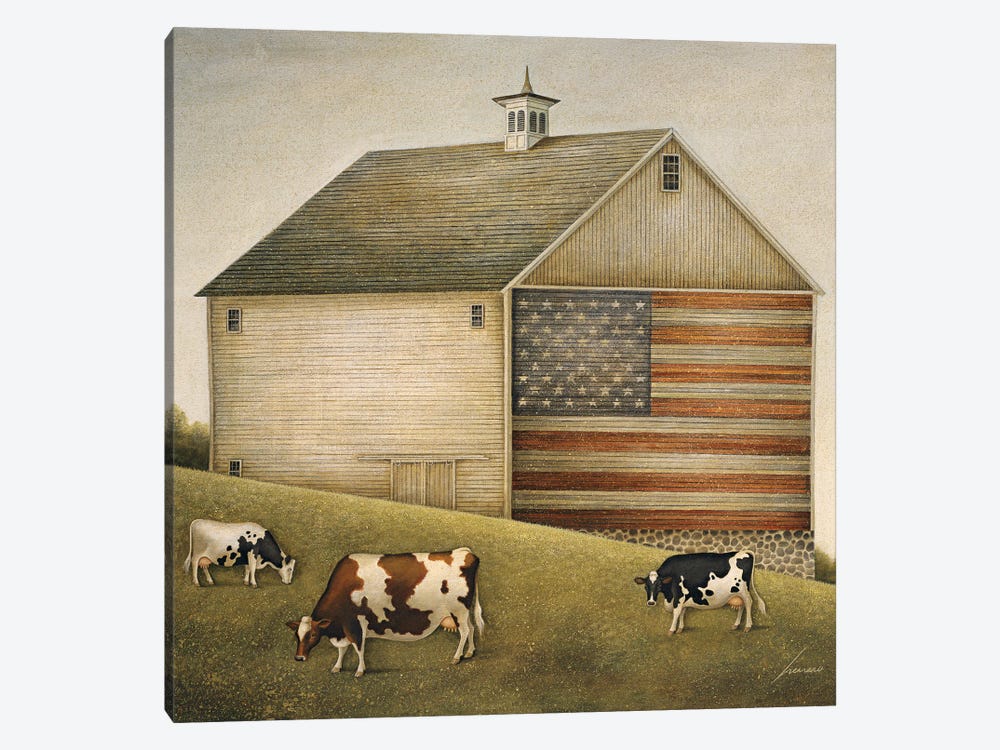 Proud Barn by Lowell Herrero 1-piece Canvas Wall Art