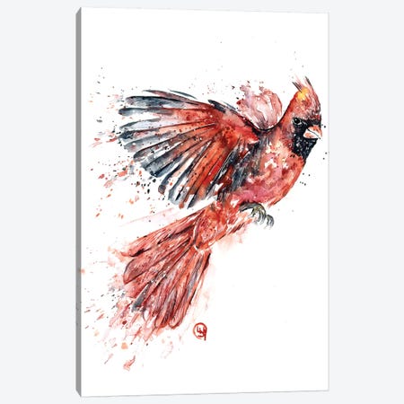Cardinal Canvas Print #LWH101} by Lisa Whitehouse Canvas Artwork