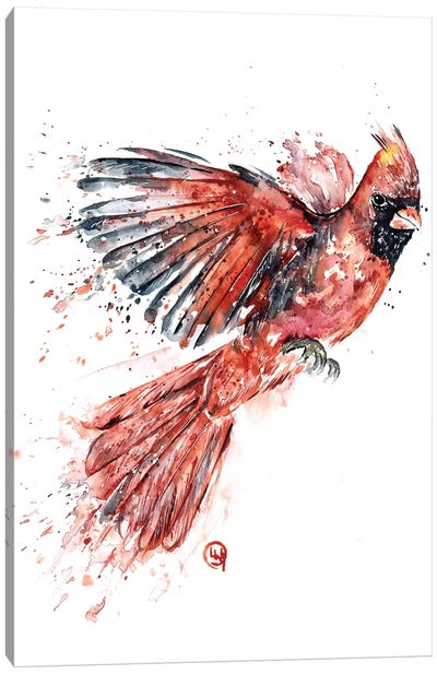 Cardinal Canvas Art Print - Lisa Whitehouse