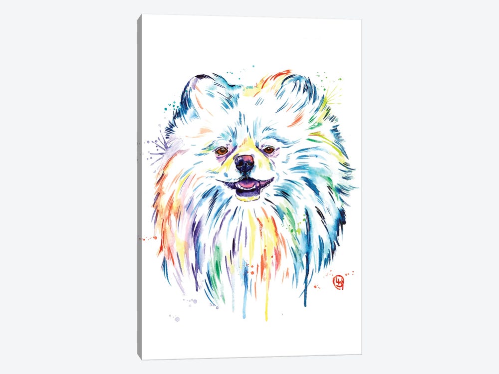 Pomeranian - Leo by Lisa Whitehouse 1-piece Art Print