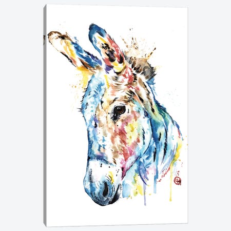 Donkey Canvas Print #LWH121} by Lisa Whitehouse Canvas Artwork