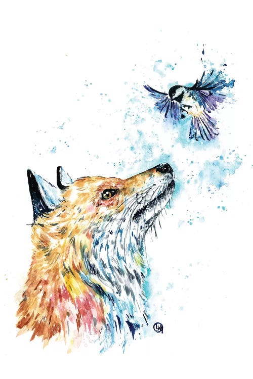 Fox and Chickadee