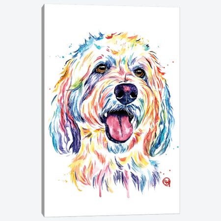 Goldendoodle - Charlie Canvas Print #LWH126} by Lisa Whitehouse Canvas Art Print