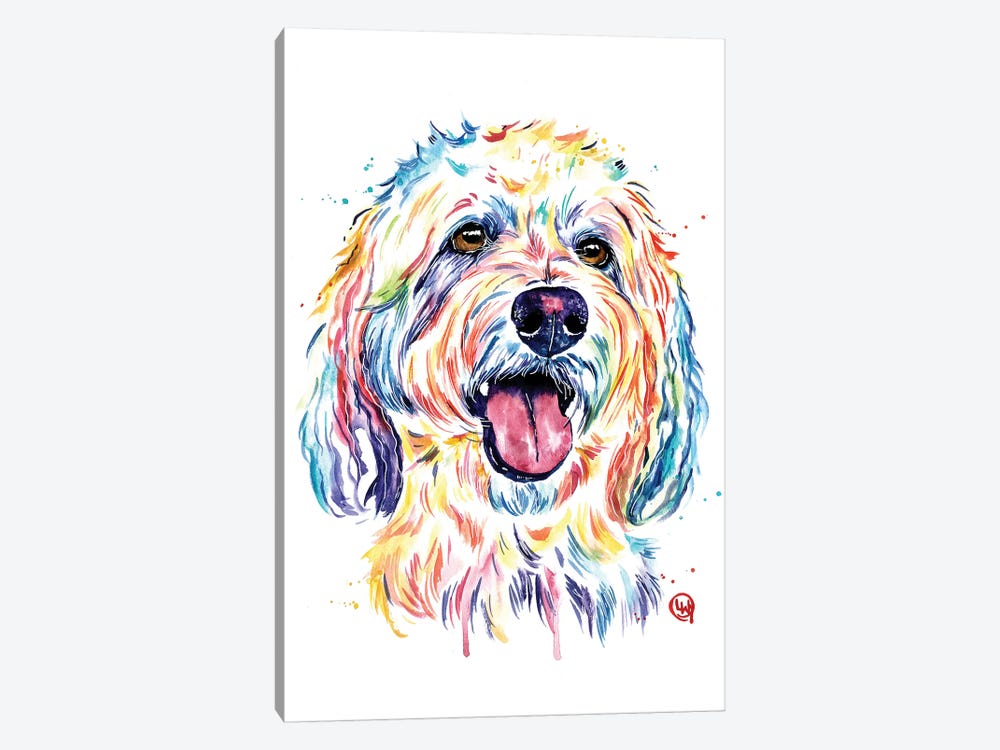 Goldendoodle - Charlie by Lisa Whitehouse 1-piece Canvas Artwork