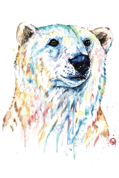 Polar Bears: Portrait of a Polar Bear by Lisa Whitehouse