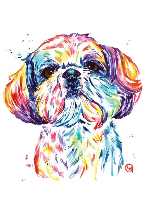 Kiki The Shih Tzu by Lisa Whitehouse wall art