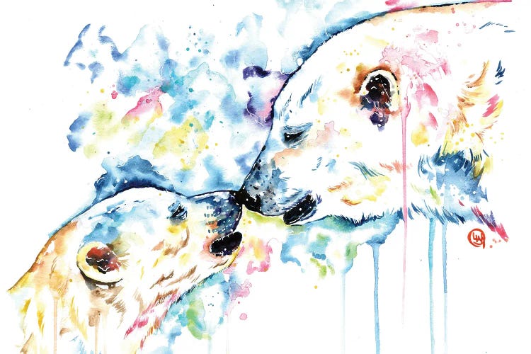 Polar Bear Love by Lisa Whitehouse wall art